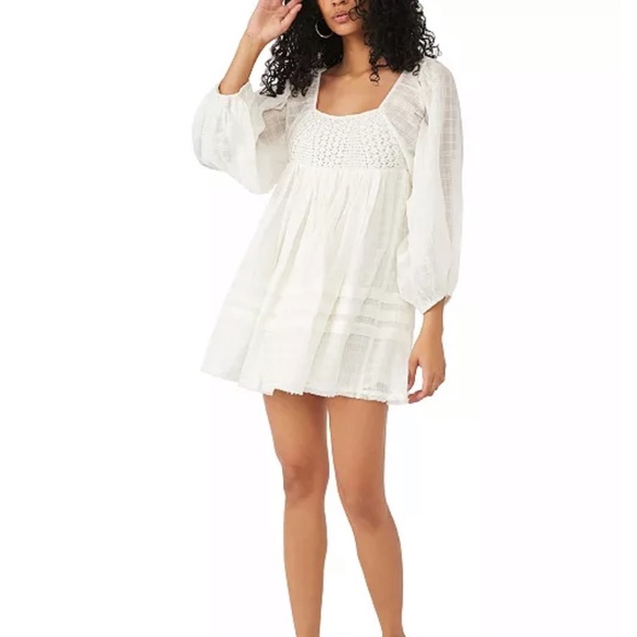 Free People Dresses & Skirts - NWT Free People Ari Smocked Crochet Dress